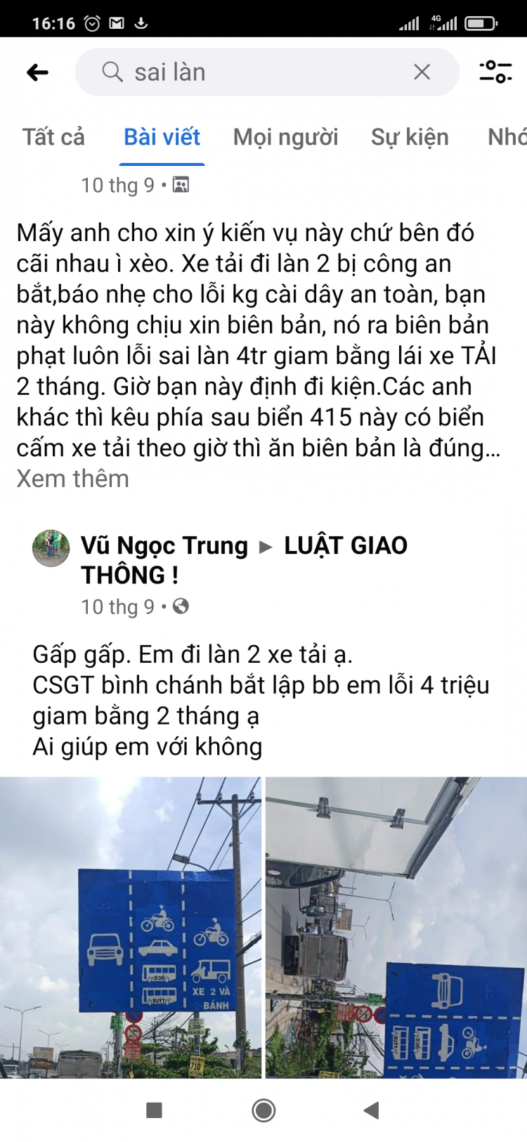 Tư vấn về làn đường?