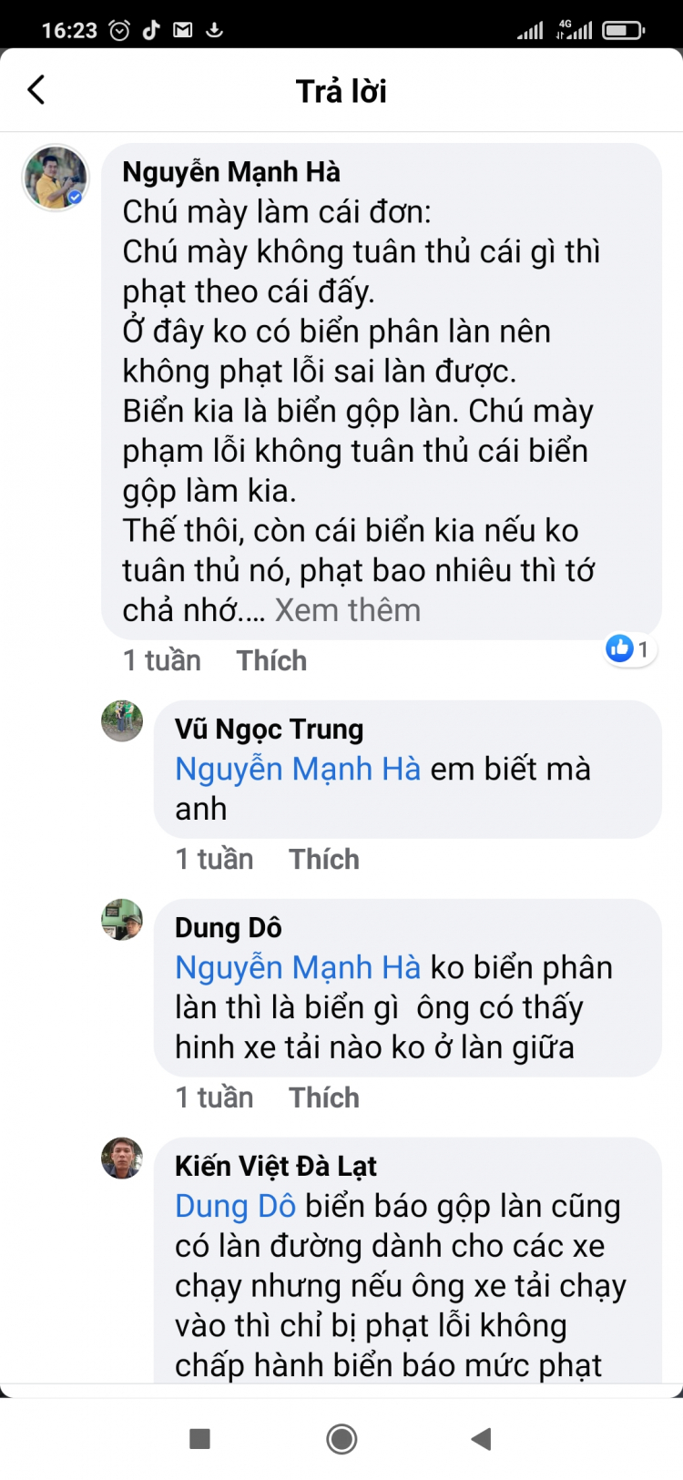 Tư vấn về làn đường?