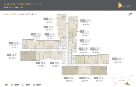 Layout mặt bằng Masteri Centre Point, Tòa C, tầng 20-21.jpg