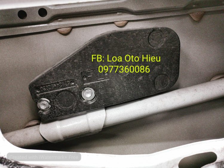 Cách âm cho Toyota Highlander vật liệu Forch made in Germany.
