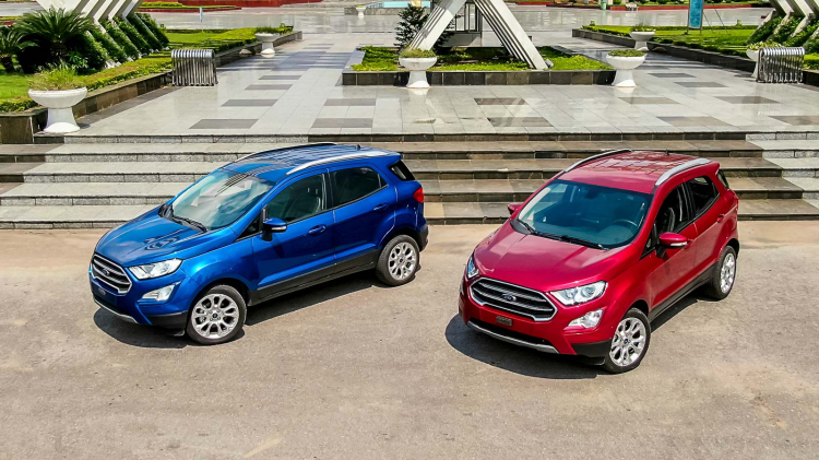 Ford giới thiệu EcoSport 2020 tại Việt Nam: loại bỏ bánh phụ treo sau, thêm trang bị, giá từ 603 triệu