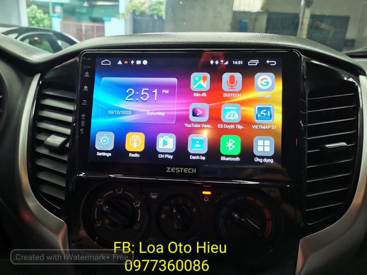 Nâng cấp màn hình  Android cho Mitsubishi Triton.