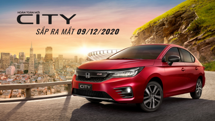 Honda City thế hệ thứ 5 sắp ra mắt thị trường Việt Nam