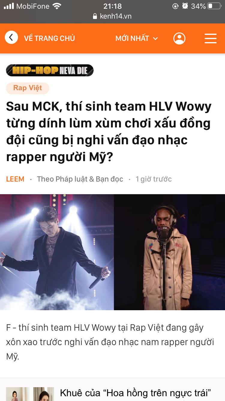 Rap Việt - Underground thật đầy cảm xúc