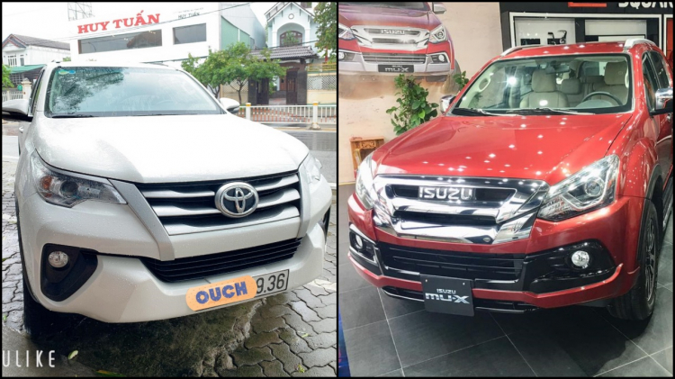 Muốn mua xe cũ Fortuner hay Isuzu Mu-X có odo dưới 40 vạn