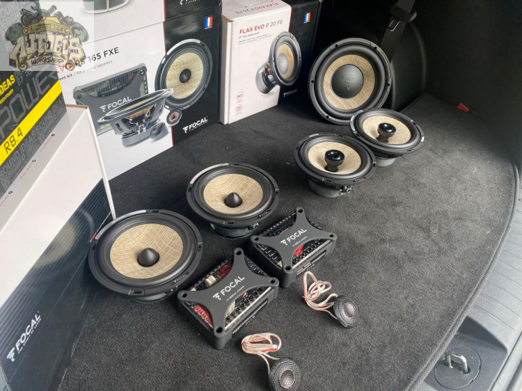 Độ âm thanh cho Hyundai Santafe với bộ loa Focal - Made In France