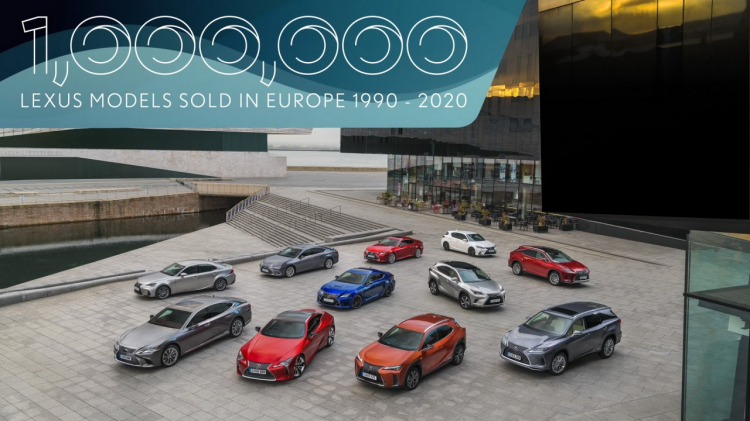 Lexus bán được 1 triệu xe tại châu Âu sau 30 năm nhưng vẫn thua xa Mercedes và BMW