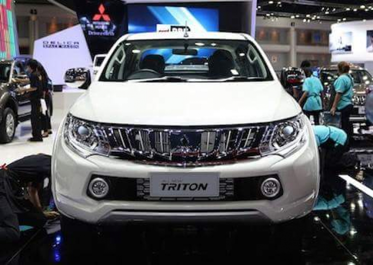 Cận cảnh Mitsubishi Triton hoàn toàn mới tại Thái Lan