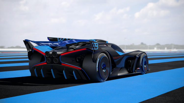 Bugatti Bolide lộ diện: siêu xe đường đua mạnh 1.800 mã lực