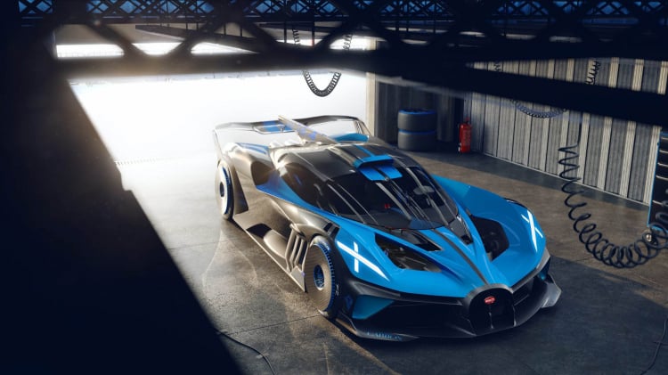 Bugatti Bolide lộ diện: siêu xe đường đua mạnh 1.800 mã lực