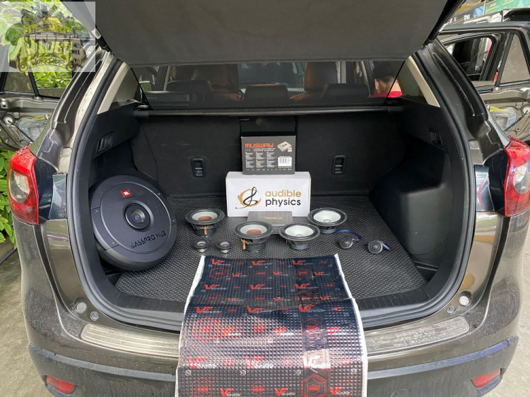 Nâng cấp âm thanh cho xe Mazda CX5