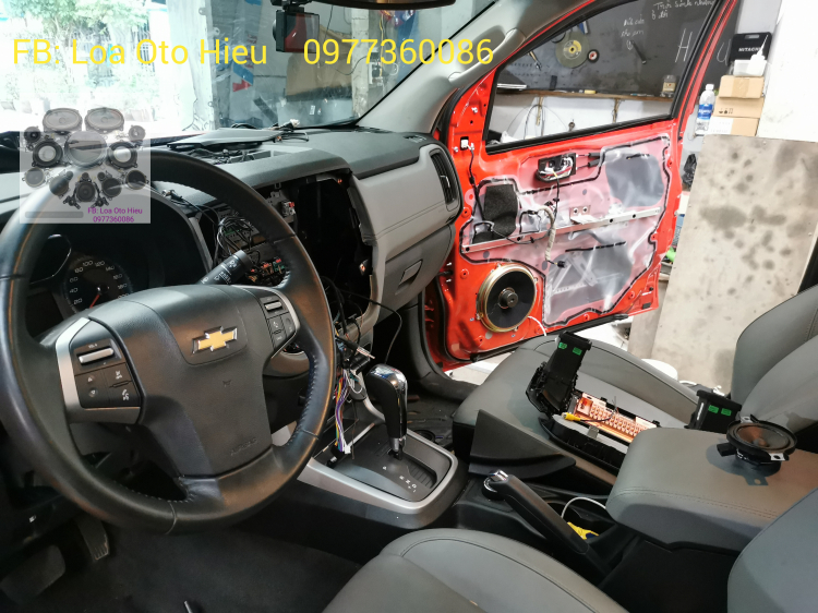 Cách âm Chevrolet Colorado vật liệu Đức.