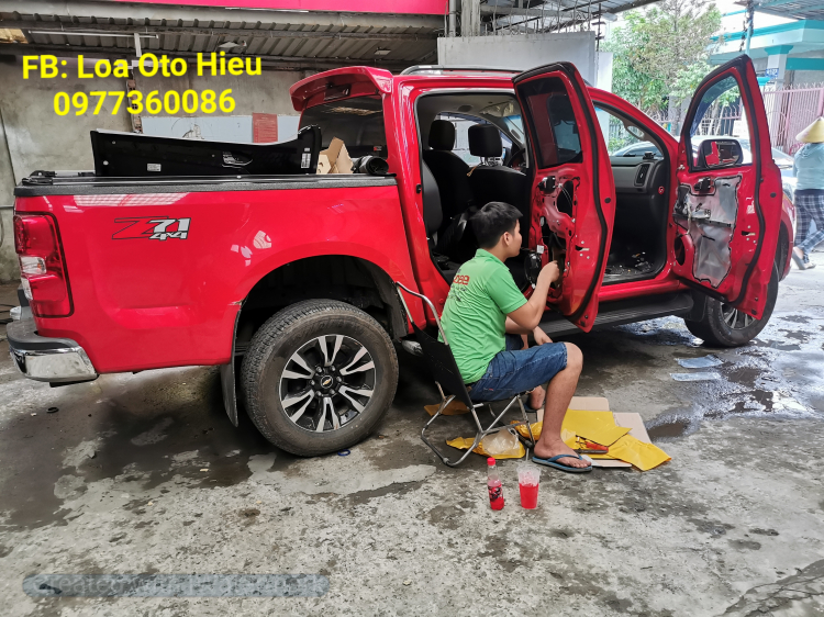 Cách âm Chevrolet Colorado vật liệu Đức.