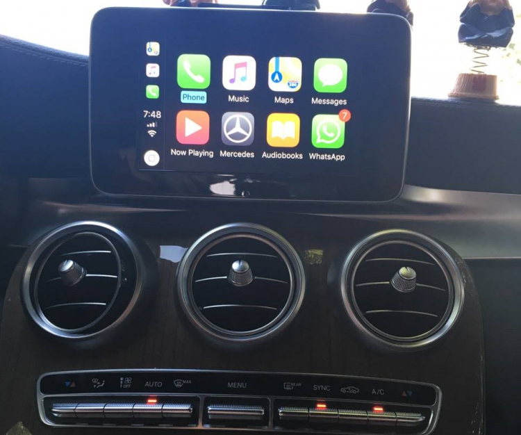 Nâng cấp APPLE Carplay cho xe Mercedes