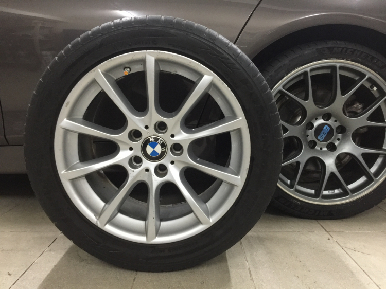 Nâng bánh từ 18” lên 19” cho BMW 5s 2011. Dư bộ bánh xe 2 x 245/45R18 (trước) và 2 x 275/40R18 (sau). CẦN BÁN.