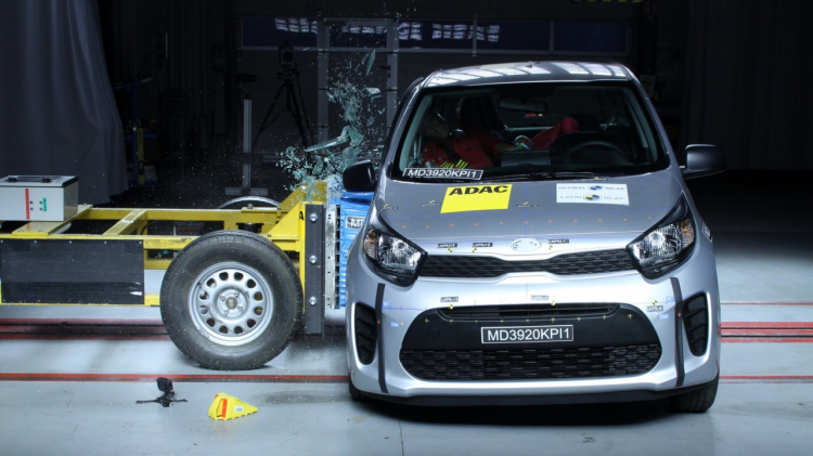 Kia Morning nhận 0 sao khi Latin NCAP thử nghiệm va chạm