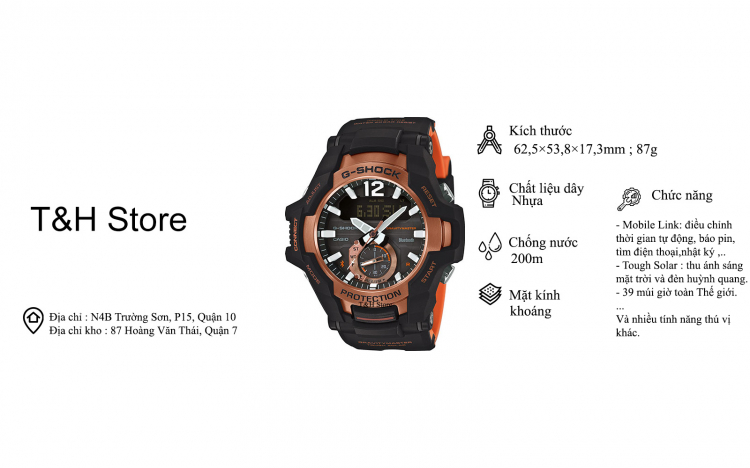 T&H Store - Chuyên đồng hồ xách tay Casio G Shock/Edifice T&H Store - Chuyên đồng hồ xách tay Casio G Shock/Edifice