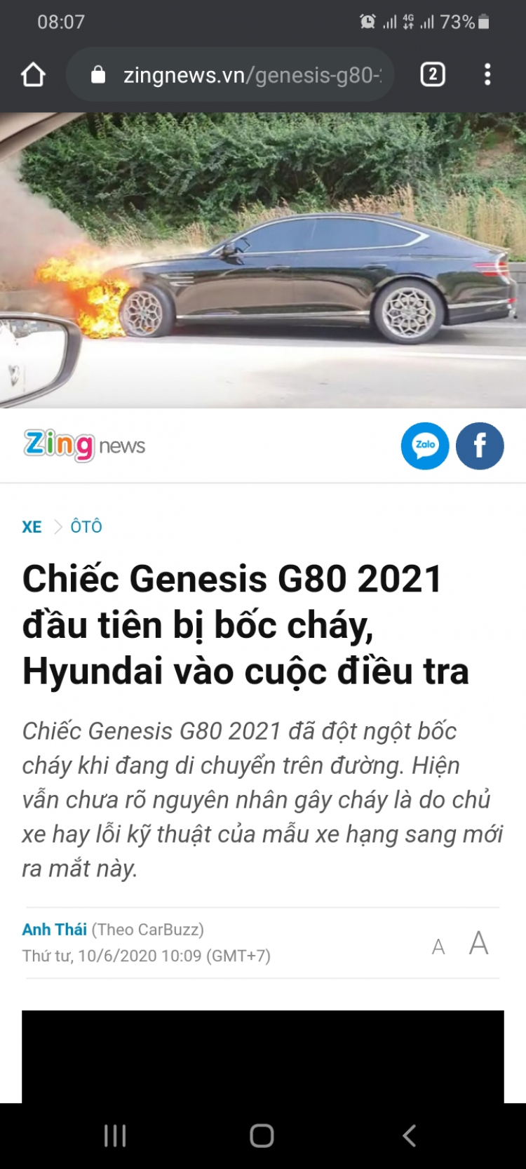 Genesis G80 2021 báo giá 60.000 USD tại Úc