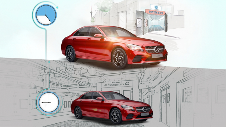 Mercedes-Benz Vietnam Star triển khai dịch vụ “Sơn nhanh trong ngày” dành cho xe sang Mercedes-Benz Vietnam Star triển khai dịch vụ “Sơn nhanh trong ngày” dành cho xe sang