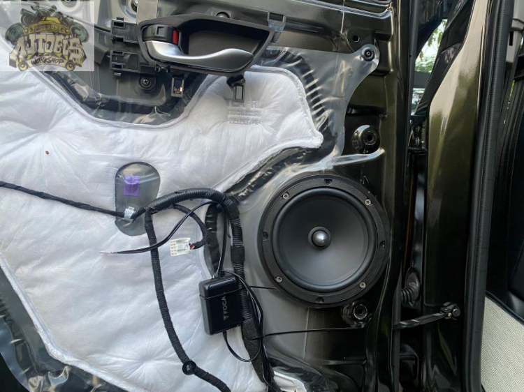 Nâng cấp hệ thống âm thanh cơ bản trên xe Honda CRV