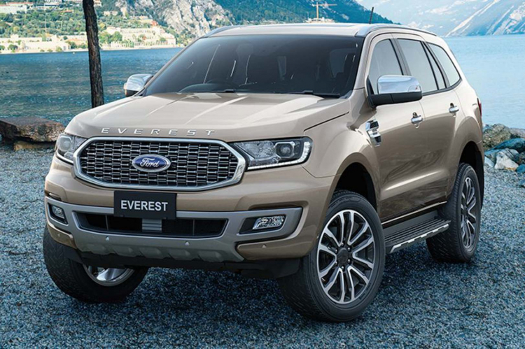 Ford Everest 2021 ra mắt tại Thái Lan: nâng cấp nhẹ diện mạo