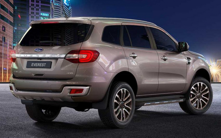 Ford Everest 2021 ra mắt tại Thái Lan: nâng cấp nhẹ diện mạo