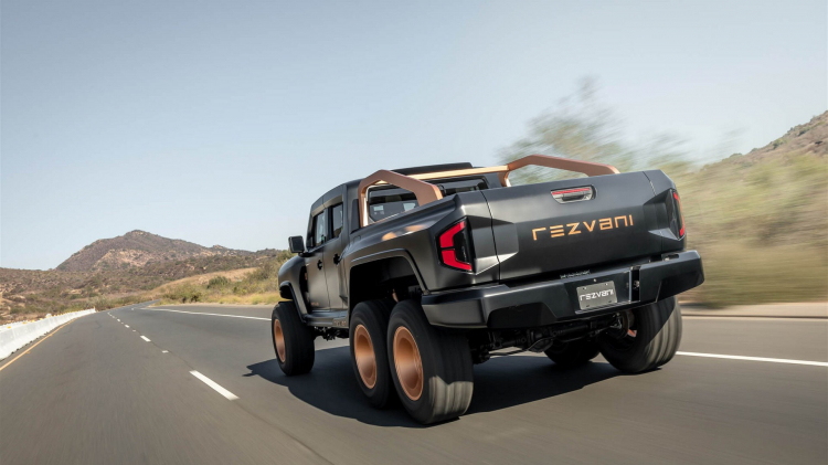 Rezvani Hercules 6x6: “vua bán tải” 6 bánh mạnh tới 1.300 mã lực