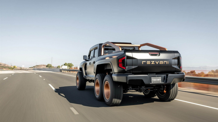 Rezvani Hercules 6x6: “vua bán tải” 6 bánh mạnh tới 1.300 mã lực