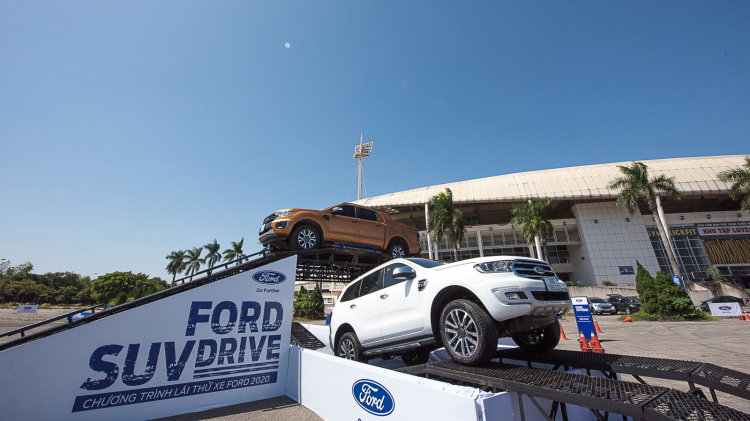 Sự kiện lái thử Ford SUV Drive 2020 khởi động – Cho trải nghiệm off-road khác biệt trên địa hình mô phỏng thực tế
