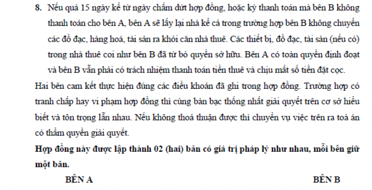 Có nên công chứng hợp đồng cho thuê nhà?