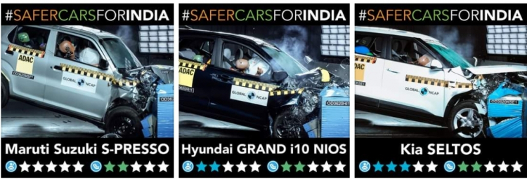 Global NCAP đánh giá Hyundai i10 và Kia Seltos đạt chỉ số an toàn 2 và 3 sao tại Ấn Độ Global NCAP đánh giá Hyundai i10 và Kia Seltos đạt chỉ số an toàn 2 và 3 sao tại Ấn Độ