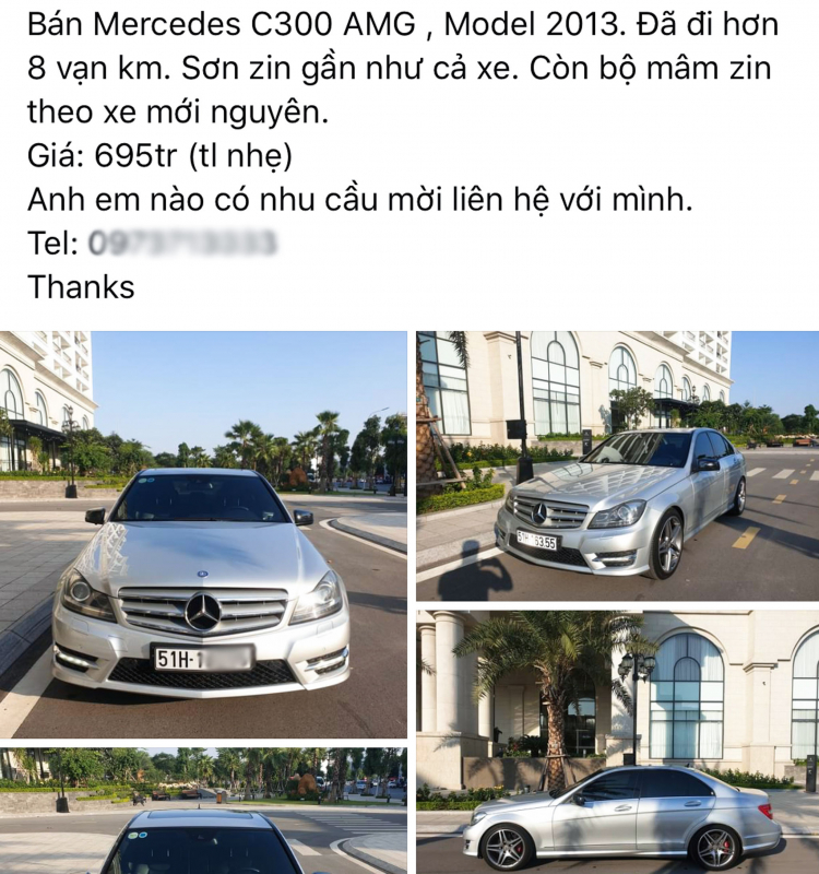 Mercedes-Benz C300 AMG đời 2013 ngang giá Elantra: Hấp dẫn nhưng không phải ai cũng dám chơi