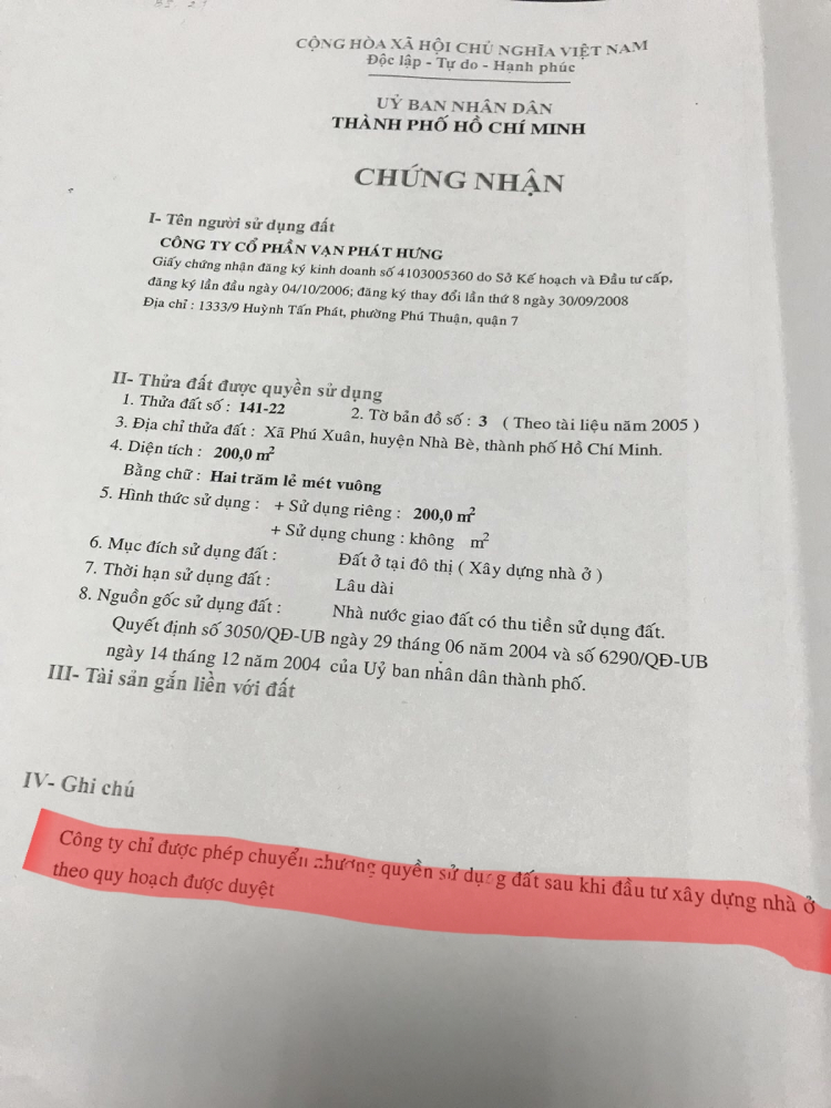 Tư vấn mua đất Phú Xuân, Nhà Bè Tư vấn mua đất Phú Xuân, Nhà Bè