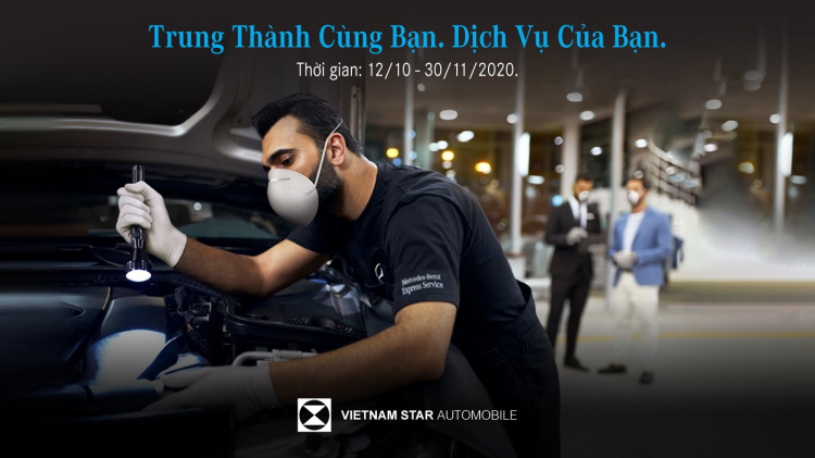 Loạt xe Mercedes-Benz nhận ưu đãi đặc biệt khi bảo dưỡng chính hãng tại Vietnam Star