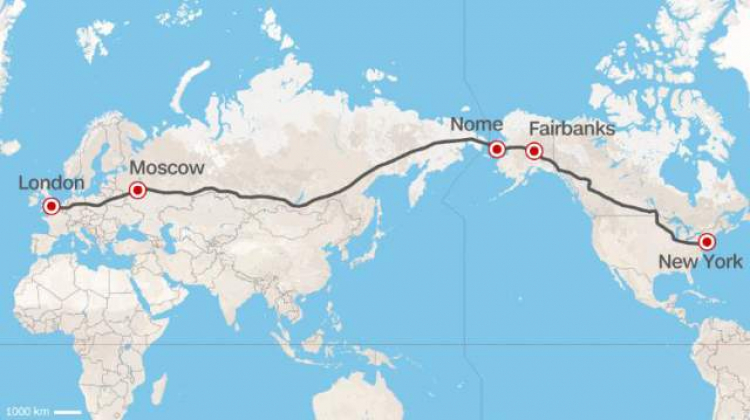 Nga đề xuất tuyến “siêu” cao tốc từ New York đến London