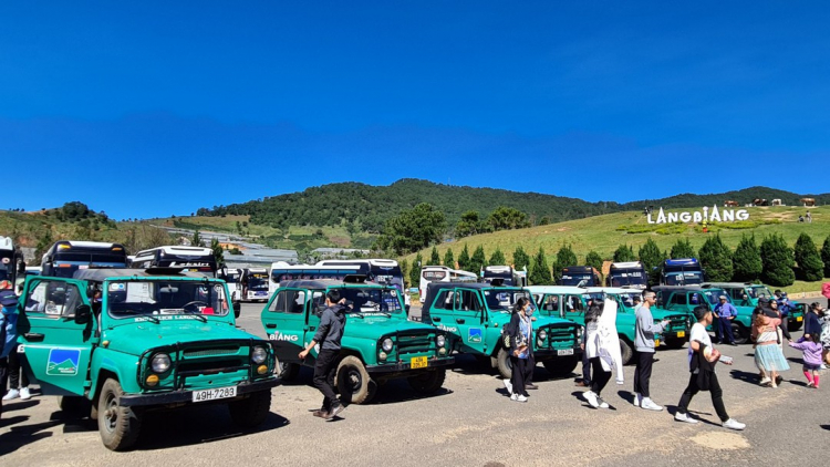 Đội xe đưa khách lên núi LangBiang bị đình chỉ