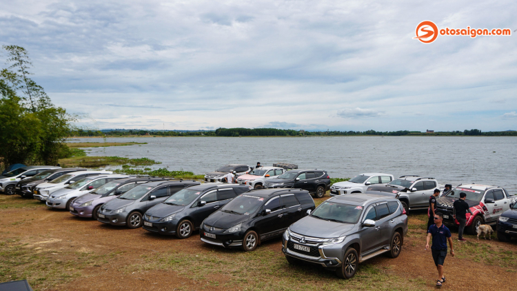 Toàn cảnh Mitsubishi Adventure 2020 với hơn 50 xe tham gia tại hồ Trị An