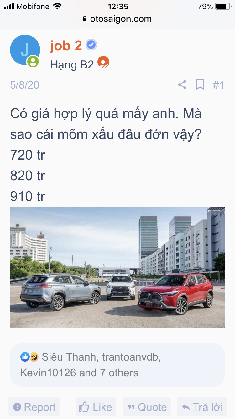 Toyota Corolla Cross mới