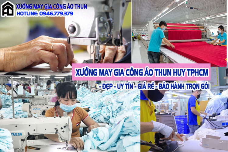 Xưởng gia công áo thun cổ tròn cổ trụ áo brand đẹp tphcm