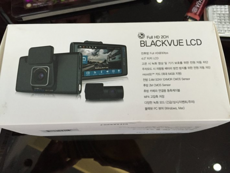 Đập hộp Blackvue 750 FHD 2ch.