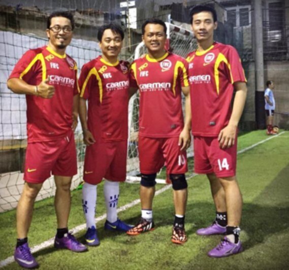 Đội bóng FIFC tập trung tham gia giải OS FUTSAL CHAMPIONS 2015