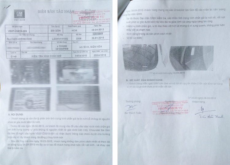 CAP 2014 lại tiếp tục nứt kính gió trước. CAP 2014 lại tiếp tục nứt kính gió trước.