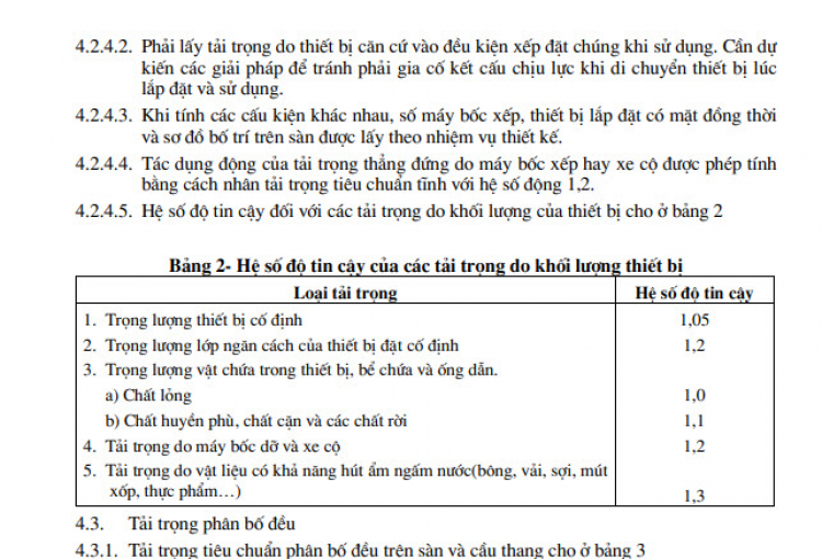 Thắc mắc về tải trọng chịu lực sàn nhà Thắc mắc về tải trọng chịu lực sàn nhà