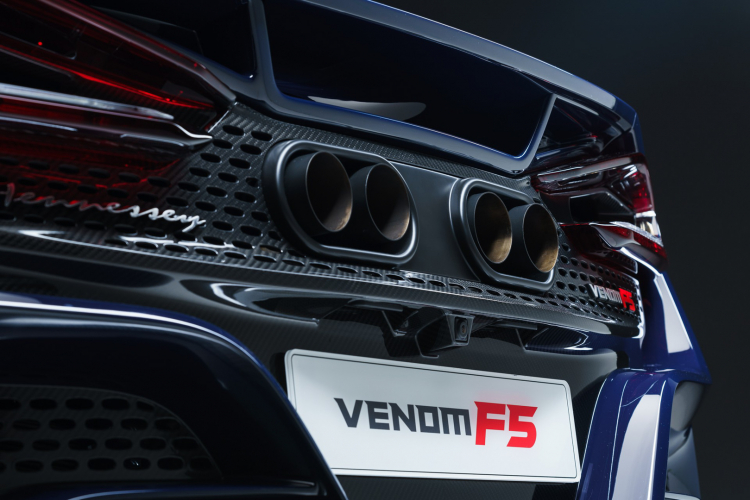 Hennessey Venom F5 lộ diện: 1.800 mã lực, tốc độ tối đa lên đến 508 km/h