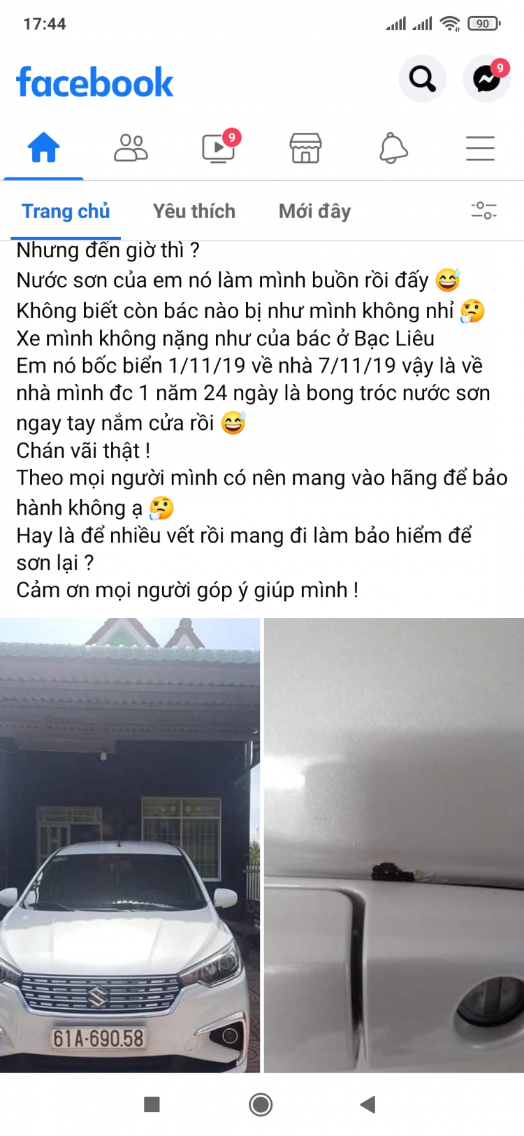 Xe Ertiga bị rỉ sét ở Bạc Liêu Xe Ertiga bị rỉ sét ở Bạc Liêu