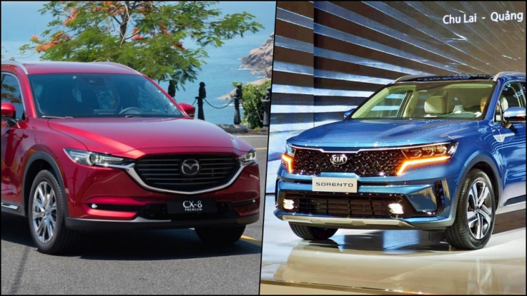 Mazda CX8 hay All New Kia Sorento 2021 ngon hơn?