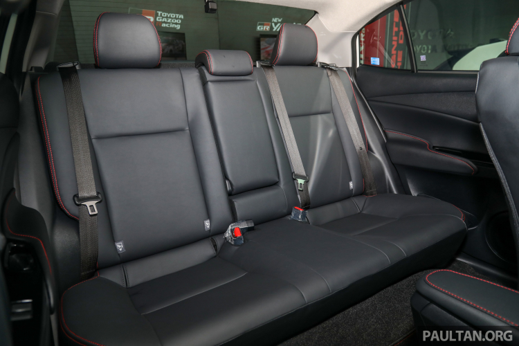 Toyota Vios GR-S mới được trang bị hộp số CVT giả lập 10 cấp tại Malaysia