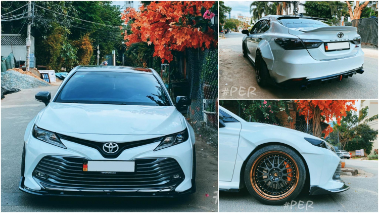 Toyota Camry 2020 độ body thân rộng độc đáo tại Việt Nam: không phải ai cũng dám chơi