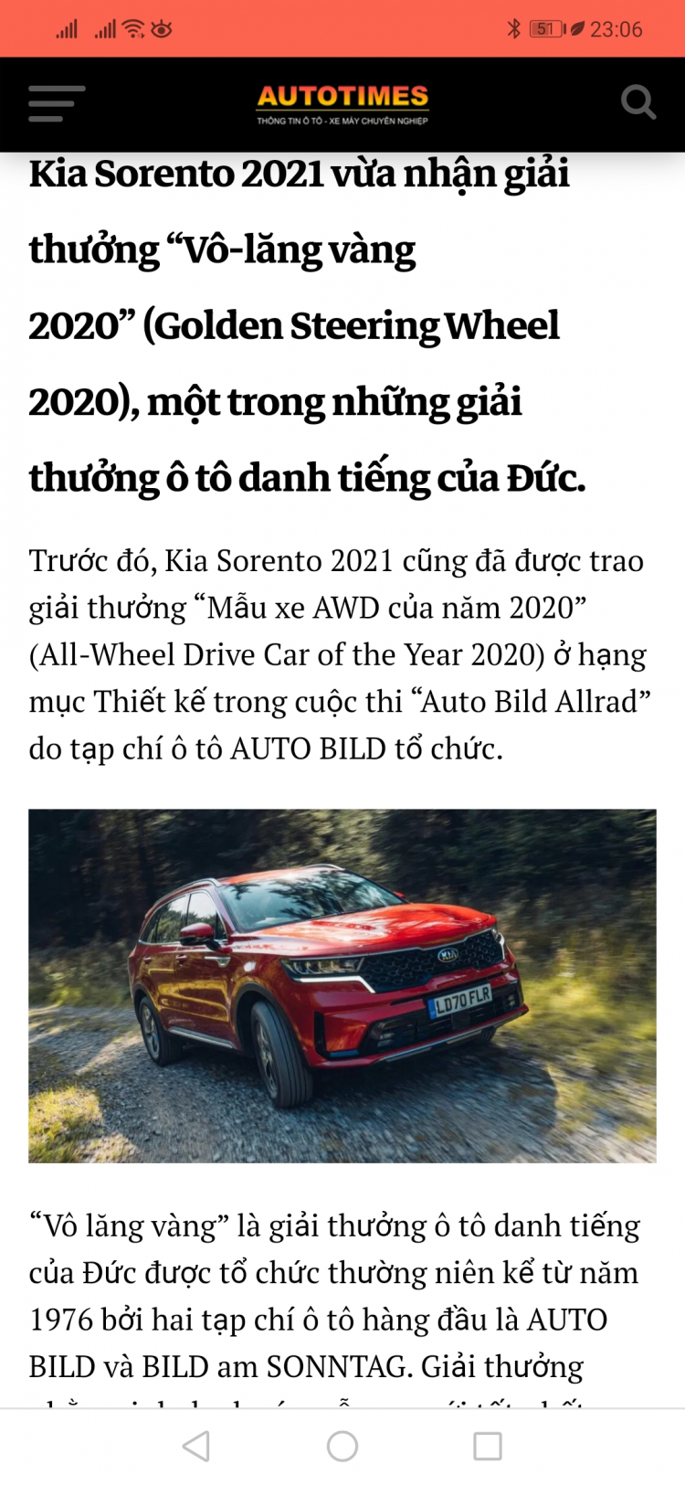 Sorento mới đẹp quạ