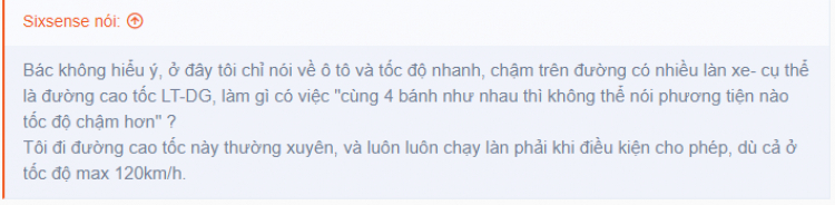 Gửi các bác tài đã chạy chậm nhưng cứ thích ôm làn trái không cho vượt!